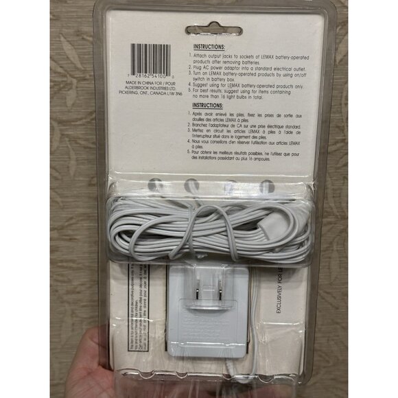 Lemax Village Collection Ac Power Adaptor With 4 Output Jacks New - Picture 8 of 13